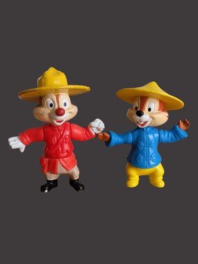 10/$25 Vintage 1994 McDonald’s Disney EPCOT Center Chip ’n’ Dale Happy Meal